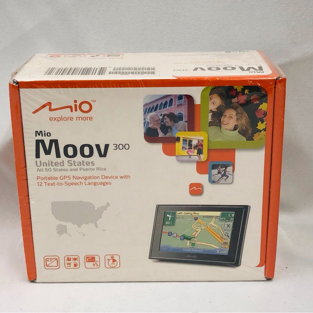NIB Mio Moov GPS Portable Navigation Device - Picture 9 of 16
